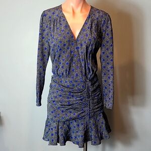 Veronica Beard Blue and Black Mini Dress